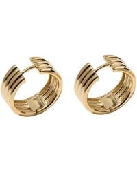 Otiumberg - Stratis 14Kt Vermeil Hoop Earrings - Lyst