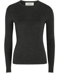 Lisa Yang - Vivian Long Sleeve Cotton And Cashmere-Blend Top - Lyst