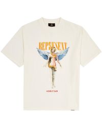 Represent - Reborn Printed Cotton T-shirt - Lyst