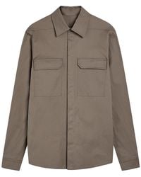Rick Owens - Camicia Stretch-Cotton Work Shirt - Lyst