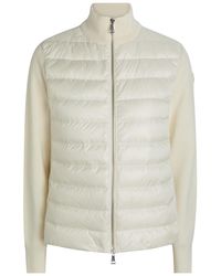 Moncler - Padded Wool And Nylon Jacket - Lyst