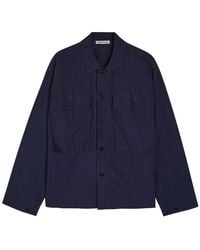 YMC - Chest Patch Pocket Cotton Shirt - Lyst