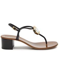 Giuseppe Zanotti - Rock 40 Crystal-Embellished Leather Sandals - Lyst