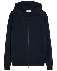 John Smedley - Carty Hooded Zip-Through Wool Jumper - Lyst