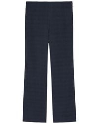 Blazé Milano - Morelia Flared-Leg Woven Trousers - Lyst