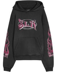 NAHMIAS - Summerland Racing Hooded Cotton Sweatshirt - Lyst