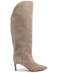 Paris Texas - Gaia 60 Suede Knee-High Boots - Lyst