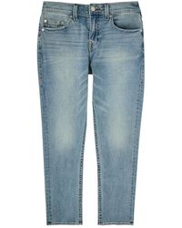 True Religion - Rocco Slim-Leg Jeans - Lyst
