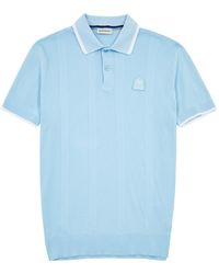 Sandbanks - Logo Pointelle-Knit Polo Shirt - Lyst
