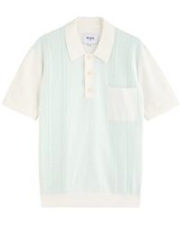 Wax London - Turin Knitted Cotton Polo Shirt - Lyst