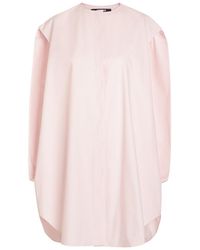 Jacquemus - La Robe Berlingot Cotton-Poplin Mini Shirt Dress - Lyst