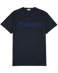 Alexander McQueen - Logo-print Cotton T-shirt - Lyst