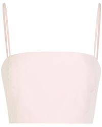Gabriela Hearst - Nadir Cropped Cotton-Poplin Top - Lyst