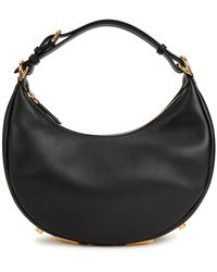 Fendi - Graphy Small Leather Hobo Bag - Lyst