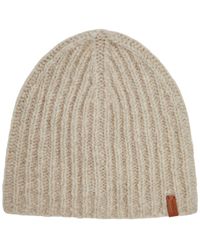 Vince - Ribbed Cashmere And Silk-blend Beanie - Lyst
