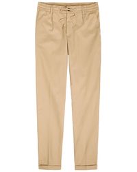 Aurélien - Urban Stretch-Cotton Trousers - Lyst