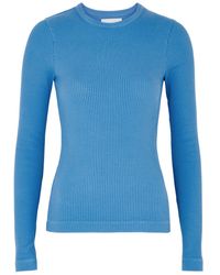 Citizens of Humanity - Bina Ribbed Stretch-jersey Top - Lyst