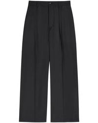 Issey Miyake - Palindrome Wide-Leg Wool-Blend Trousers - Lyst