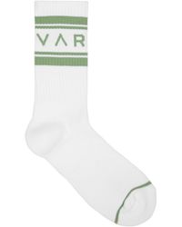 Varley - Astley Logo-Intarsia Jersey Socks - Lyst