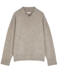 The Row - Fayette Brushed Cashmere Jumper - Lyst
