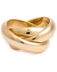 LIE STUDIO - The Sofie 18kt -plated Ring - Lyst