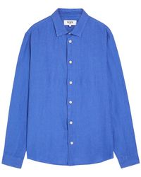 Wax London - Dartford Linen Shirt - Lyst