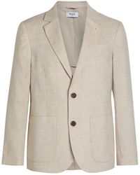 Wax London - Fintry Linen Blazer - Lyst