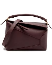 Loewe - Puzzle Edge Small Leather Top Handle Bag - Lyst