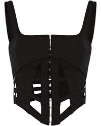 Dion Lee - Cage Cut-out Corset Top - Lyst