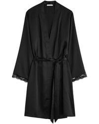 Simone Perele - Love Me Silk-Satin Robe - Lyst