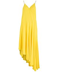 Alaïa - Asymmetric Jersey Maxi Dress - Lyst