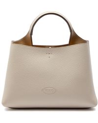 Tod's - Florida Mini Leather Tote Bag - Lyst