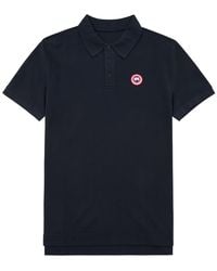 Canada Goose - Beckley Logo Piqué Cotton Polo Shirt - Lyst