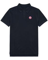 Canada Goose - Beckley Logo Piqué Cotton Polo Shirt - Lyst