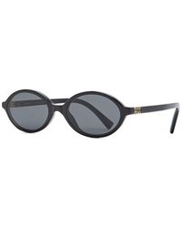 Miu Miu - Oval-Frame Sunglasses - Lyst