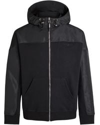 Givenchy - Logo Hooded Cotton And Shell Windbreaker Jacket - Lyst