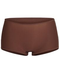 Skims - Stretch-Jersey Boy Shorts - Lyst