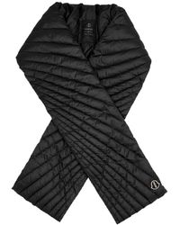 Rick Owens - X Moncler Radiance Quilted Shell Scarf - Lyst