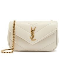 Saint Laurent - Loulou Mini Quilted Leather Shoulder Bag - Lyst