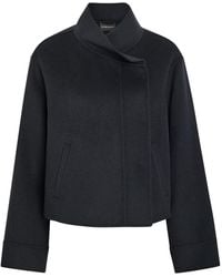 Emporio Armani - Wool And Cashmere-Blend Jacket - Lyst