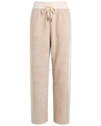Moncler - Panelled Fleece Sweatpants - Lyst