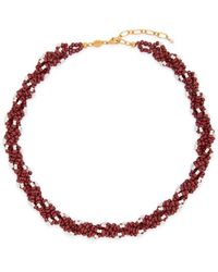 Anni Lu - Rodeo 18Kt-Plated Beaded Necklace - Lyst