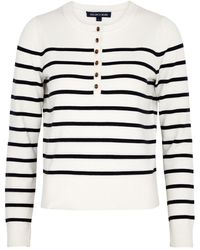 Veronica Beard - Dianora Striped Knitted Jumper - Lyst