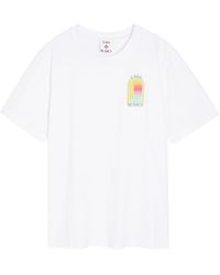 CASABLANCA - L'Arche Printed Cotton T-Shirt - Lyst