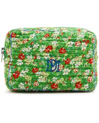 Damson Madder - Floral-print Quilted Cotton Cosmetics Pouch - Lyst