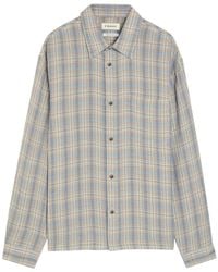FRAME - Plaid Woven Shirt - Lyst