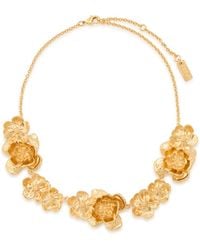 Chloé - Floral-Tone Brass Necklace - Lyst