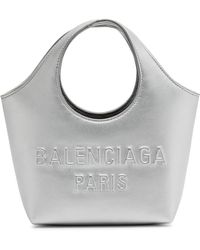 Balenciaga - Mary-kate Xs Metallic Leather Tote - Lyst