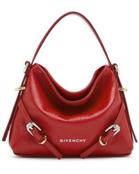 Givenchy - Voyou Nano Grained-Leather Top Handle Bag - Lyst