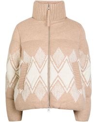 Varley - Belina Fair Isle Padded Knit Jacket - Lyst